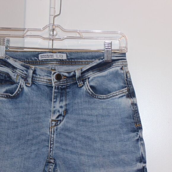 Zara Distressed Skinny jeans Women Size 04 - Picture 3 of 13